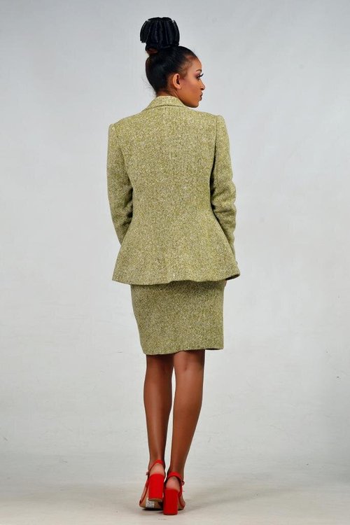 blouse-skirt-jacket-tweed - View 3