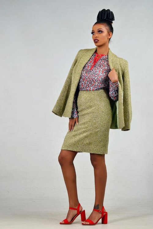 blouse-skirt-jacket-tweed - View 5