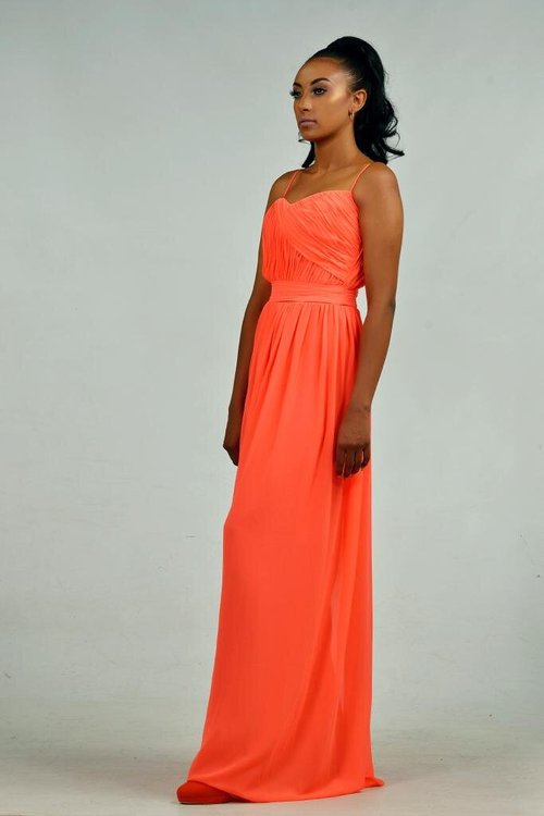 cami-ruched-coral - View 2