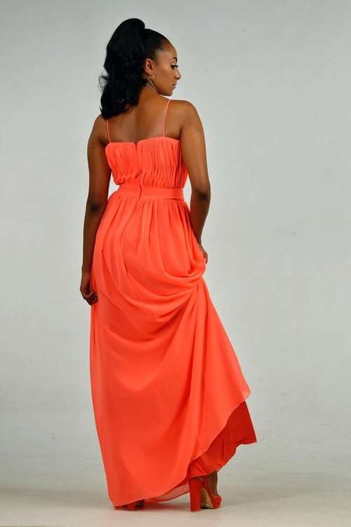 cami-ruched-coral - View 3