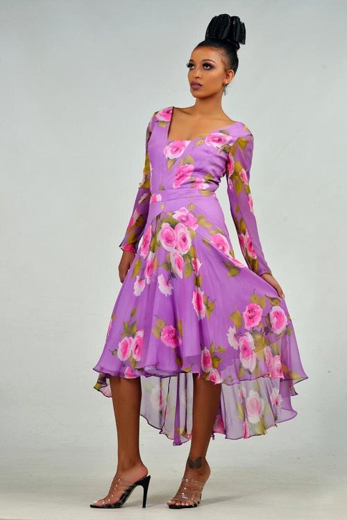 Midi Dress Floral Print - View 8