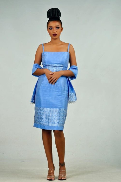 midiDress-blue-whitetraditional-details - View 5