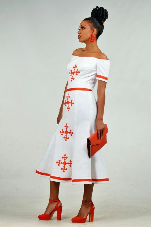 off-shoulder-midi-dress-traditional-lasercut - View 8