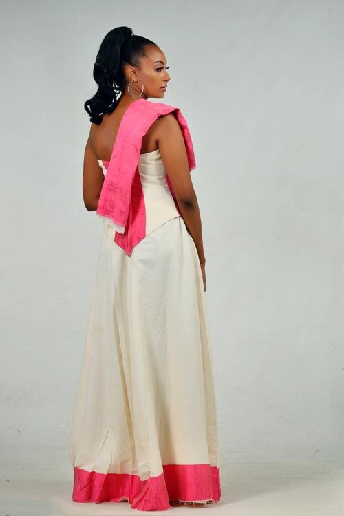 pink-bandeau-dress - View 13