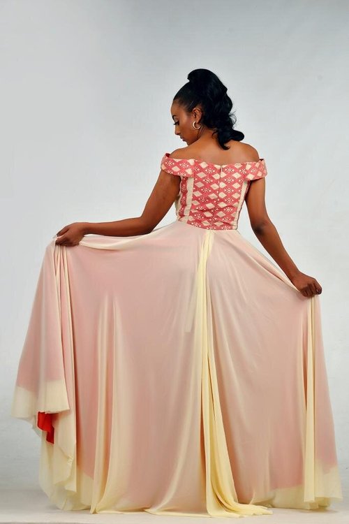 v-neck-traditional-ethiopian-dress - View 6