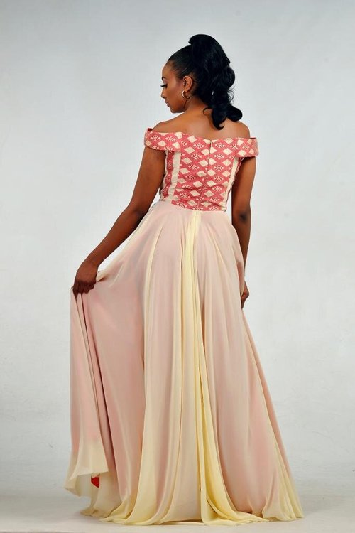v-neck-traditional-ethiopian-dress - View 11